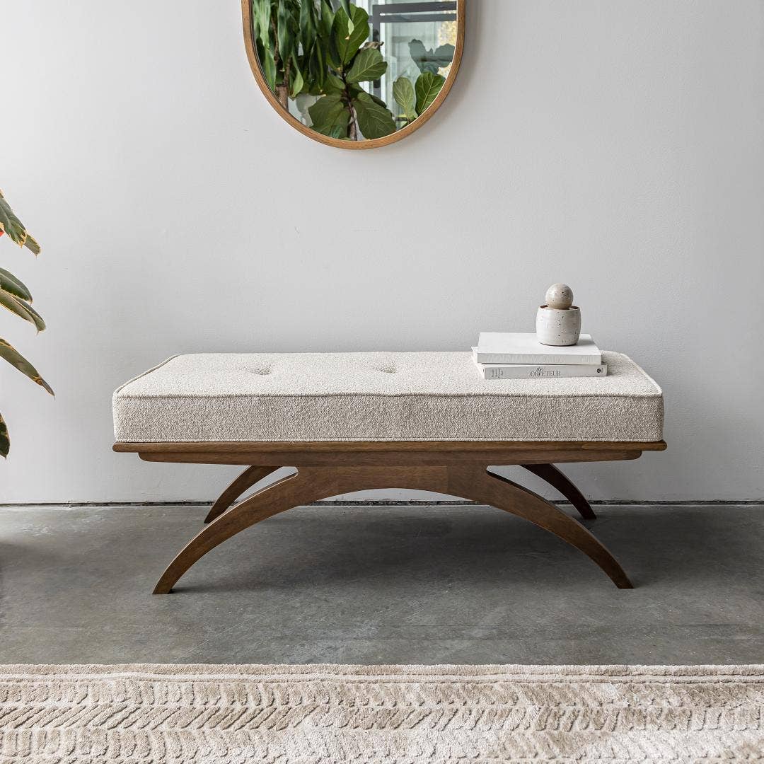 Style In Form - Wholesale Ottoman - Austin Bench - Buff3