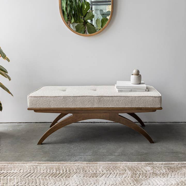 Style In Form - Wholesale Ottoman - Austin Bench - Buff3