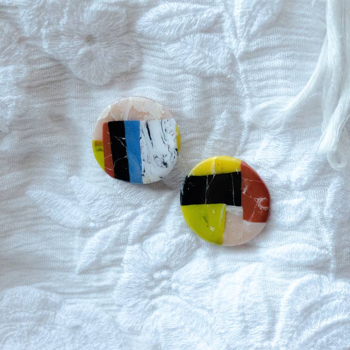 Store Patchwork Øreringe for engroshandel hos Eleven Suns Jewelry