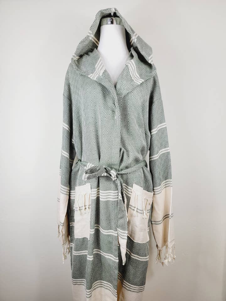 EBRU Home - Wholesale Robe - Women's - 10 Unisex Bathrobe, Beach robe and spa L XL sizes and colors15