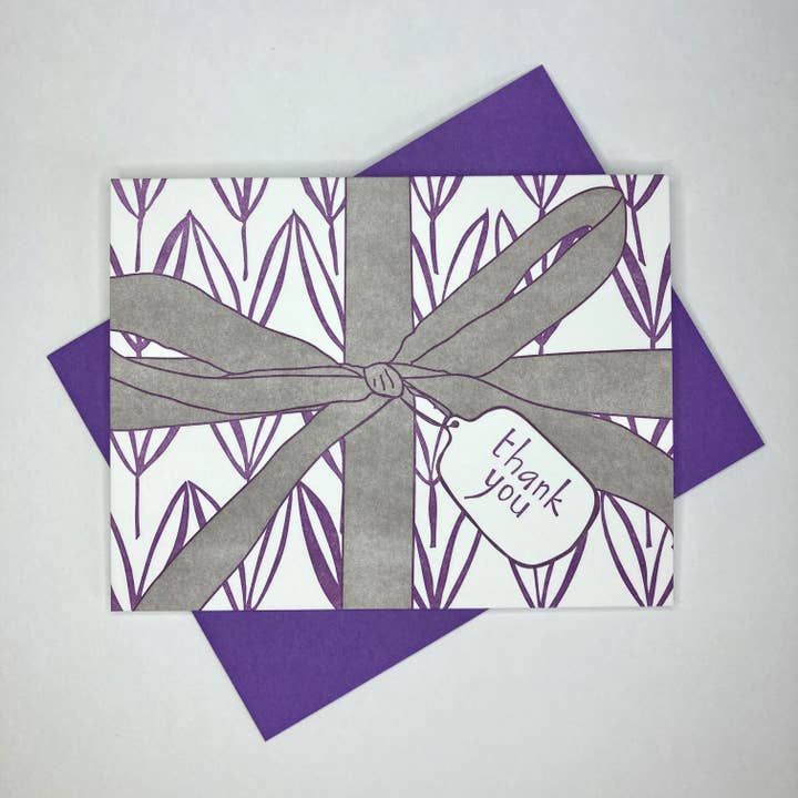 May Day Studio – postal de agradecimento por atacado – Cartão de impressão tipográfica de agradecimento