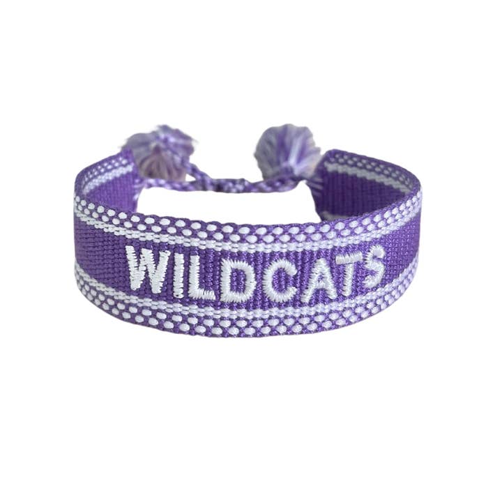Embroidered Wildcats Bracelet for wholesale by MODish Design Co