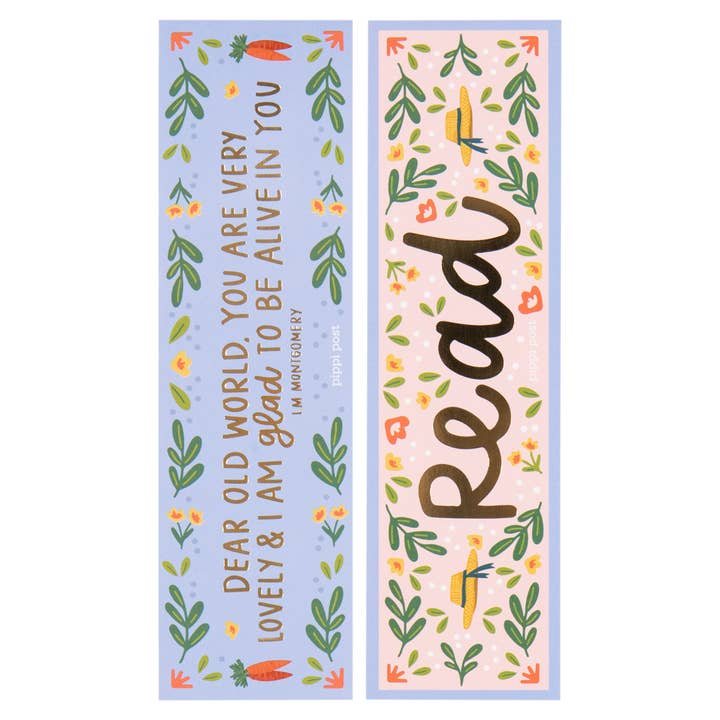 Läs Anne på Grönkulla Guld Folie Bokmärkesset för wholesale av Pippi Post