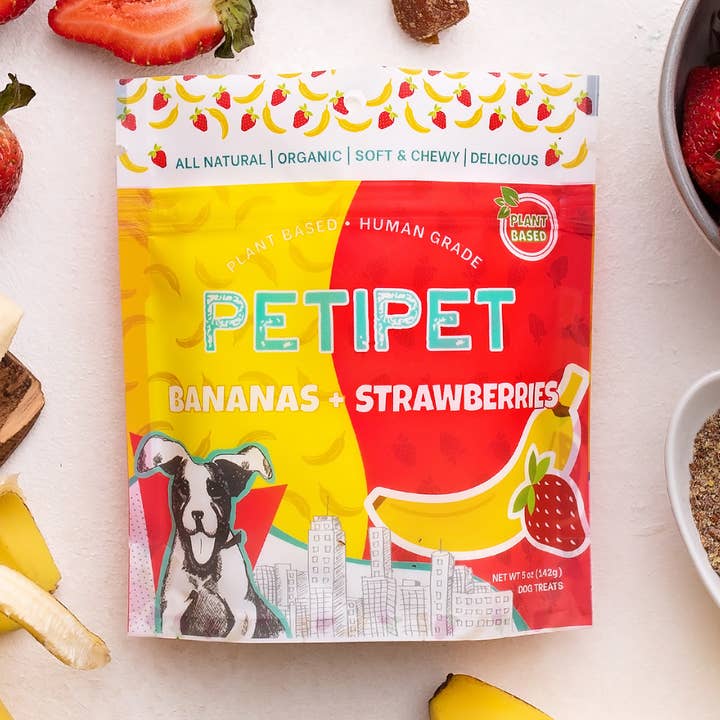 PETIPET - Wholesale Pet treats – Dog - BANANAS + STRAWBERRIES TREATS0