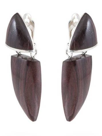 Coleo trä örhängen för wholesale av GALERIE WENGE