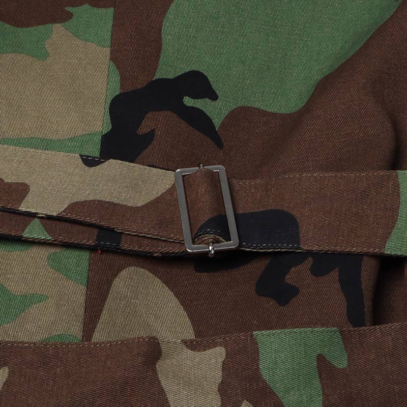 Color as pictures BL24Y Camouflage Belted Blazer with Military Accents for wholesale on Faire10