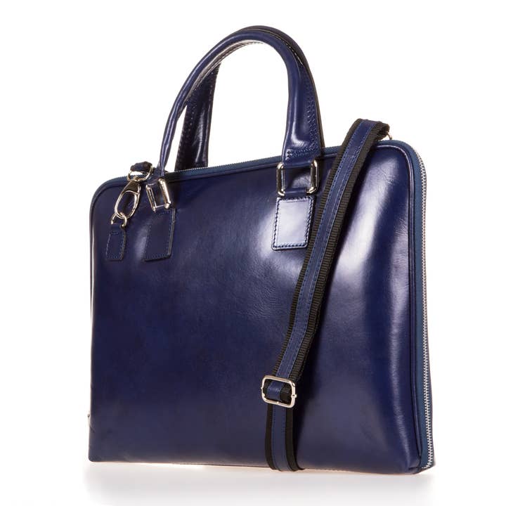 Italia In Progress - Vente Porte-document – unisexe - JULIUS sac en cuir 100 % pour documents et ordinateur 15 pouces19