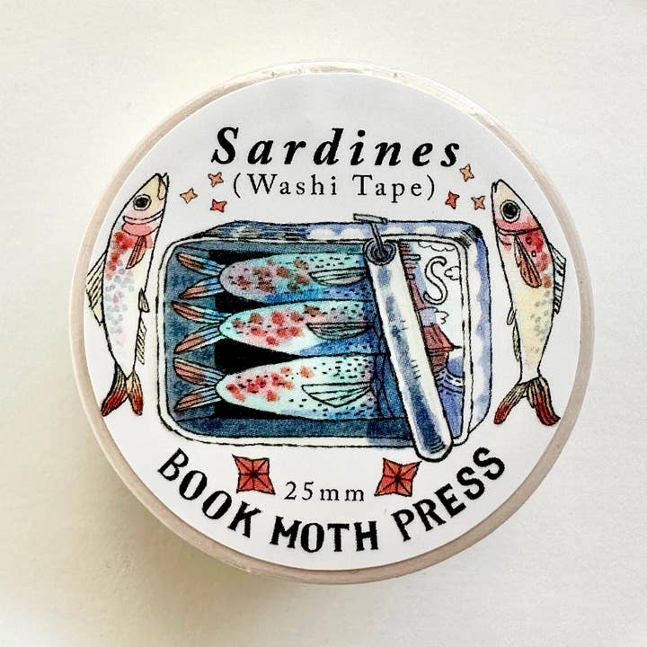 Ruban washi sardines pour la vente par Shelley Couvillion