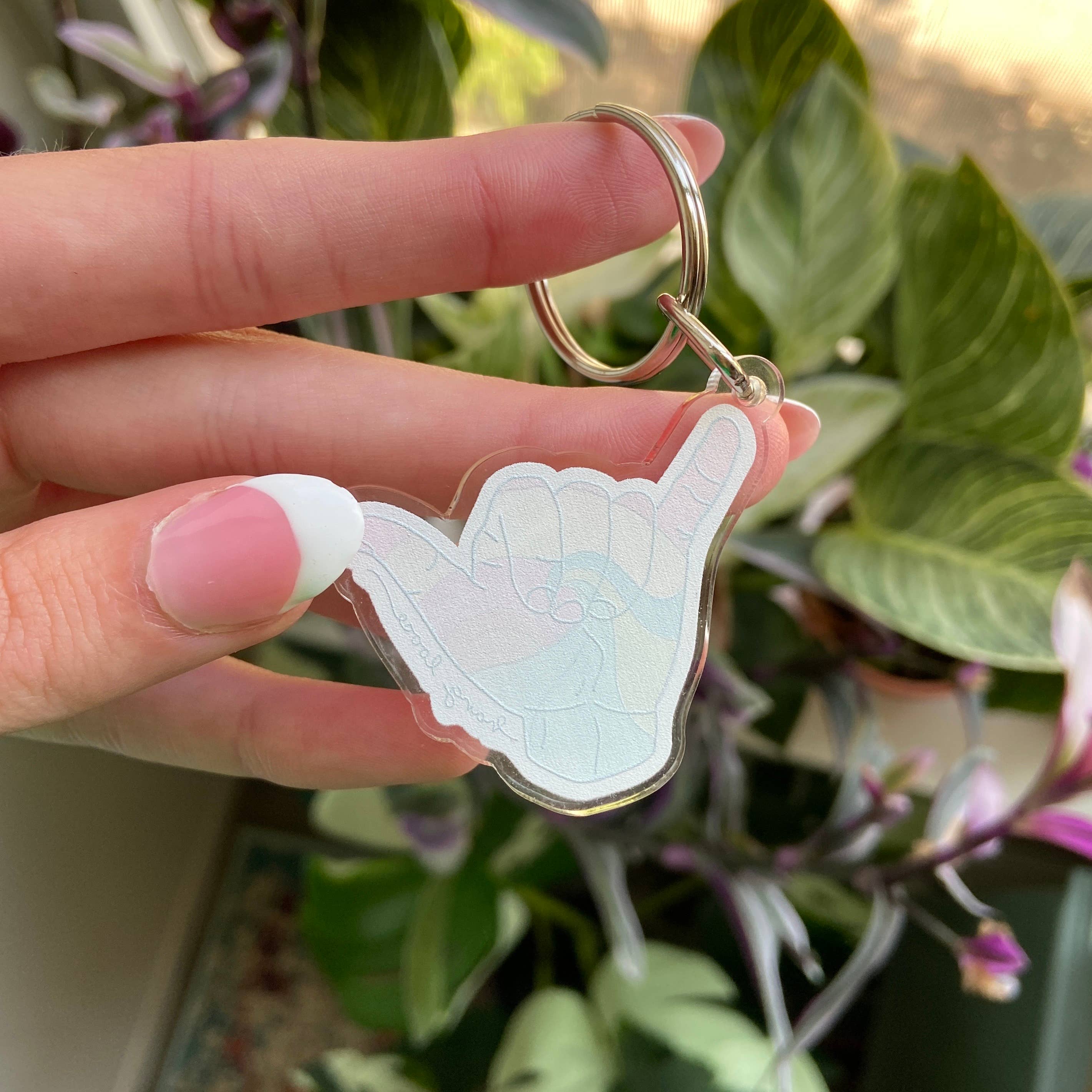 Sticker Girl - Wholesale Keychain - Women's - Hang Loose Keychain1