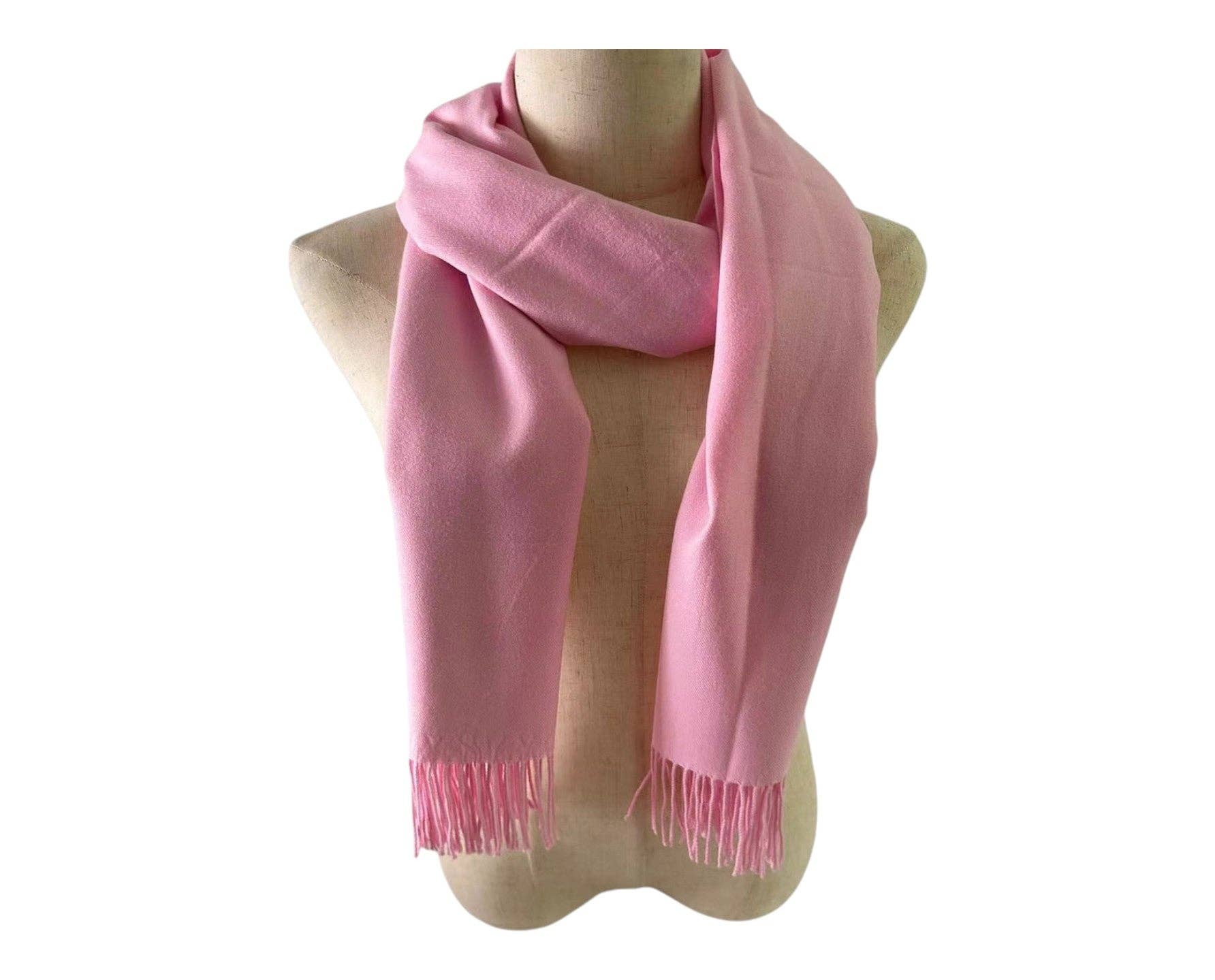 TAPA fashion – wholesale Scarf – Women's – Cashmere Feel Plain Scarves SCF4670 (12PC)15