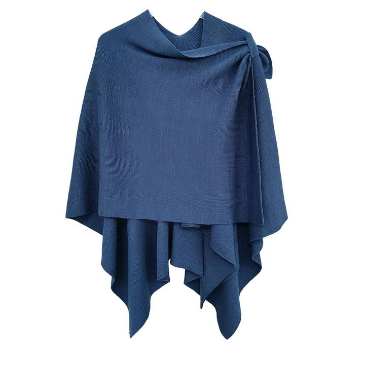 Fashion City - Wholesale Kimono - Women's - Women's Solid Ruana with Shoulder Strap13