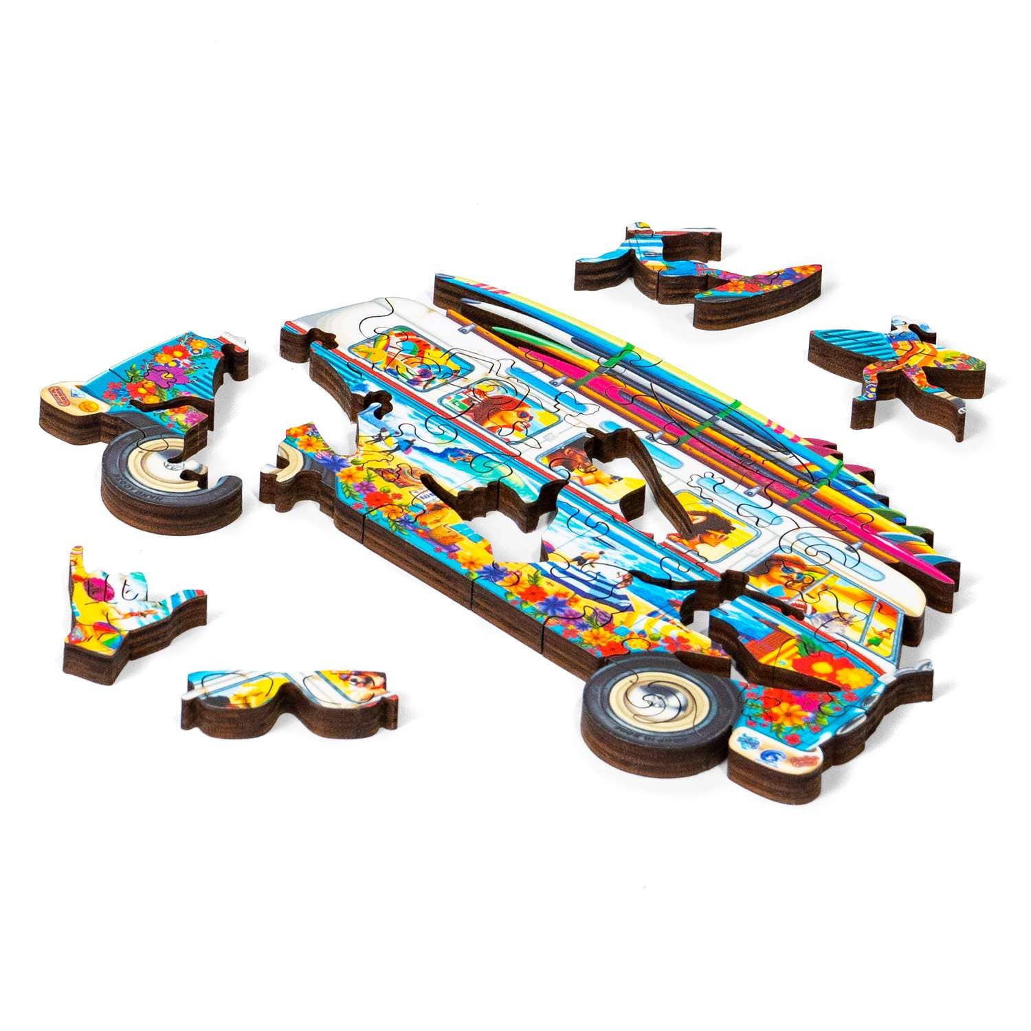 Boardwalk Puzzle Company - Vente Puzzle – adulte - Goin' Surfin' - Fun Size5