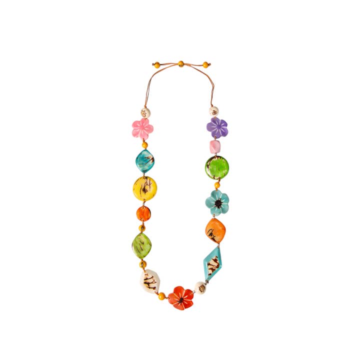Organic Tagua Jewelry - Wholesale Bib Necklace - Stephanie Necklace