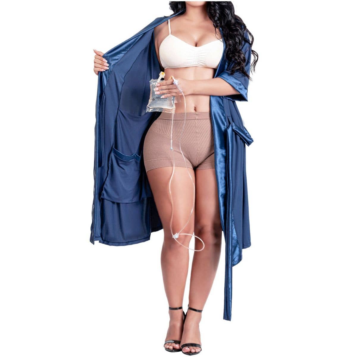 Lingerie Mart - Wholesale Robe - Women's - Kurvas Post Surgery Mastectomy Pajamas Women7