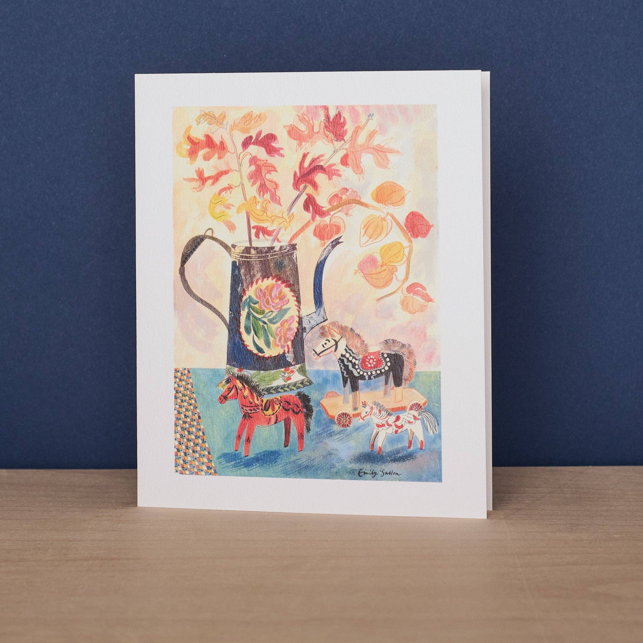 Art Angels - Wholesale Everyday Greeting Card - Still Life With Swedish Horses0