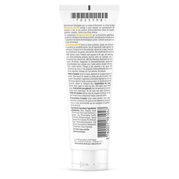 Laboratoire de l'Homme de Fer - SORIFA - Wholesale Sunscreen - Dermscreen® UV Protection - 125 ml1