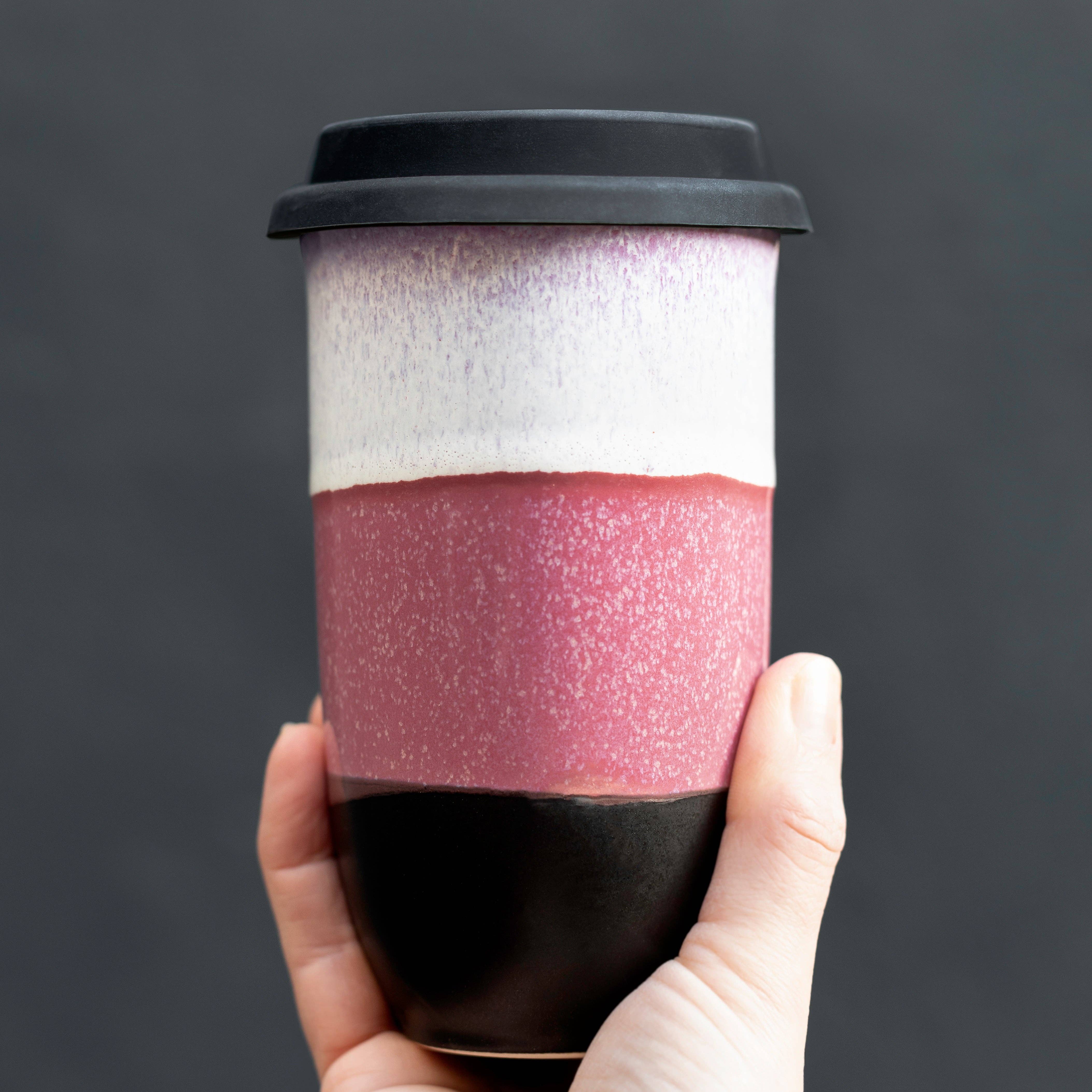 Nova Ceramics Travel Mugs - Wholesale Insulated Mug/Tumbler - Eclipse 16oz Ceramic Travel Mug – Reusable with Lid2