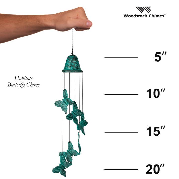 Woodstock Chimes - Wholesale Wind Chime - Woodstock Habitatsâ„¢ - Butterfly Chime