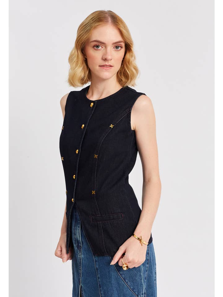 Be Sunset - Wholesale Outerwear Vest - Women's - Vasca Vest5