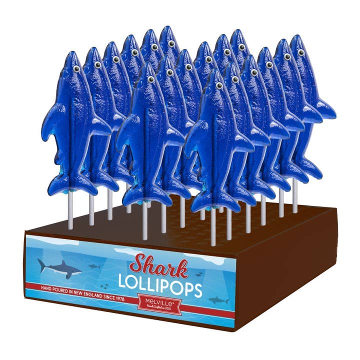 Melville Candy Company - Wholesale Lollipop - Shark Lollipops
