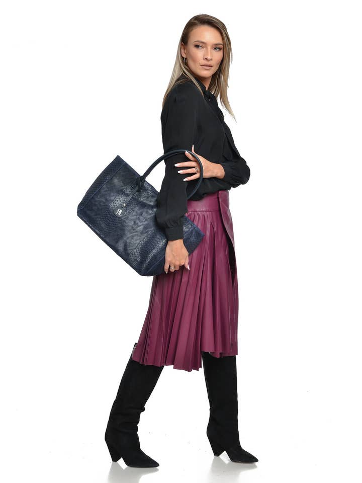 AW25 AL 8168 BLU for wholesale by Anna Luchini