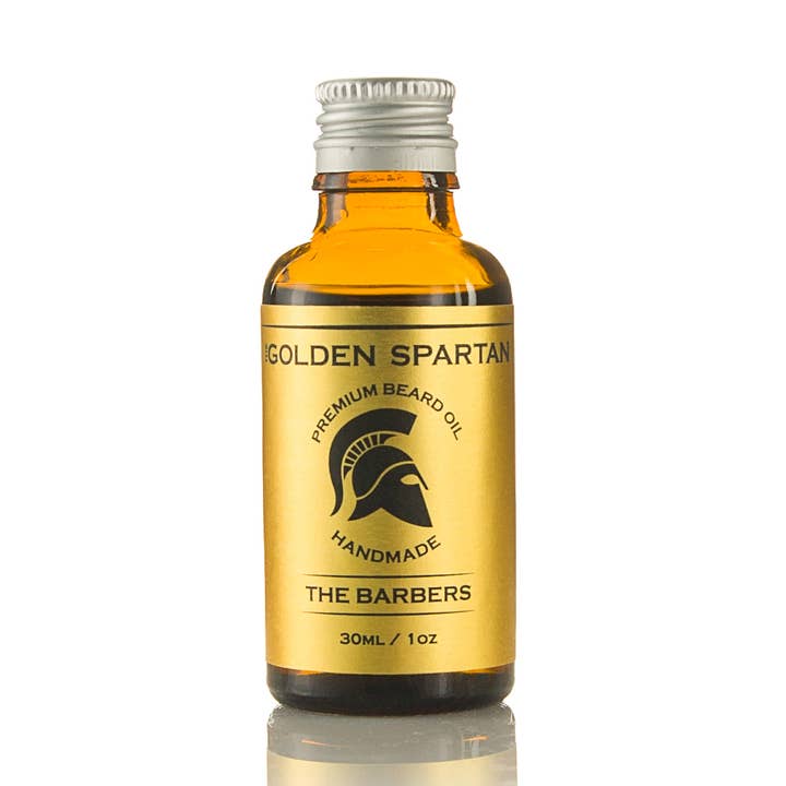 Óleo de barba premium THE BARBERS por atacado de The Golden Spartan