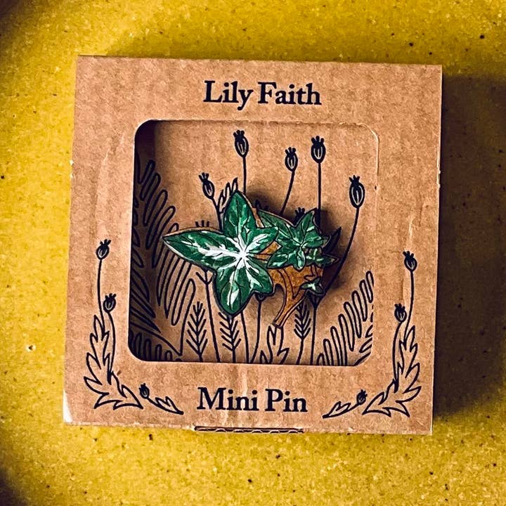 Lily Faith - Wholesale Brooch - Ivy Leaf Mini Pin Brooch 0
