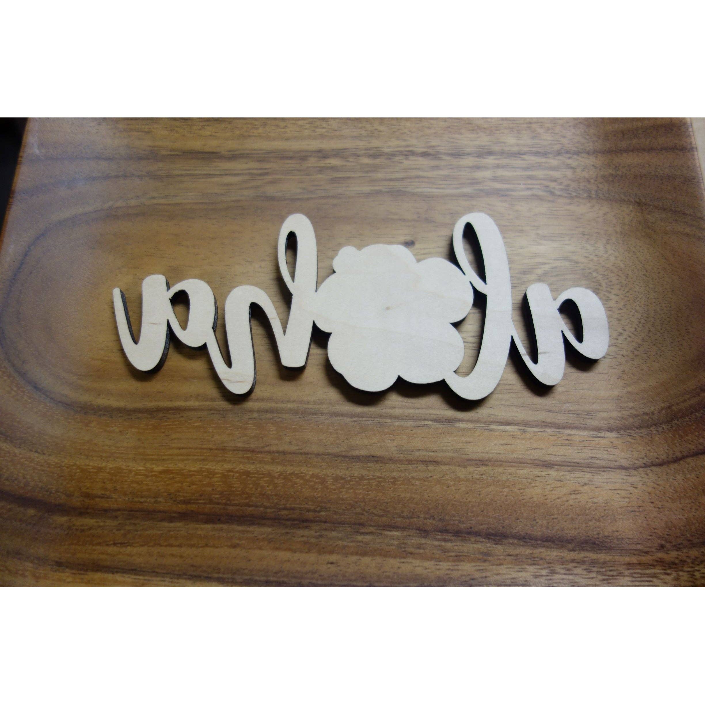 Aloha Cuts - Wholesale Bord/bordje - Aloha Hibiscus decoratief stuk2