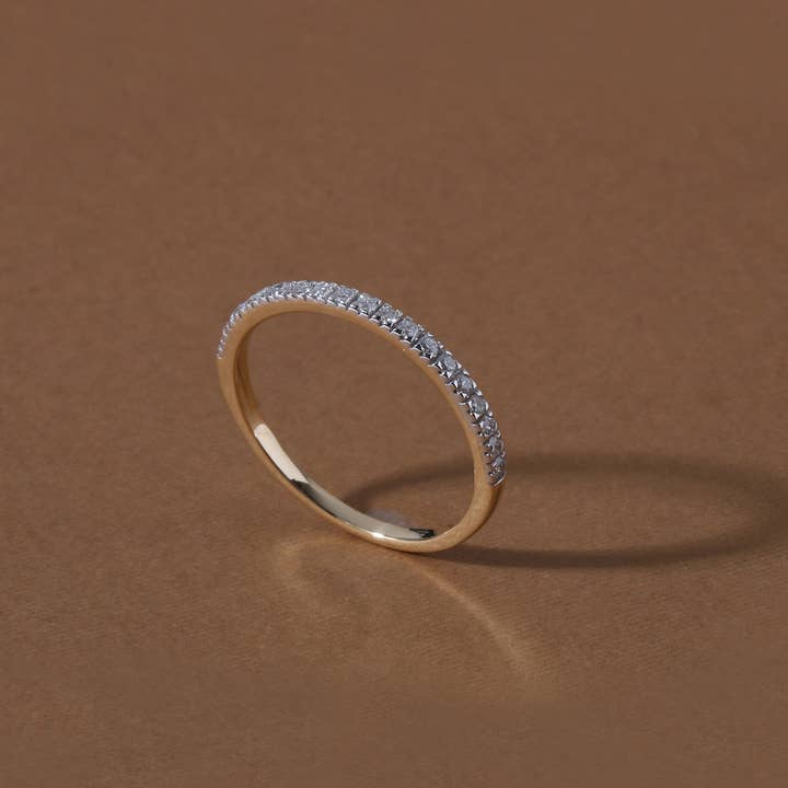 1/4ct TDW Diamond Wedding Band in 10K Gold for Women for wholesale by De Couer New York