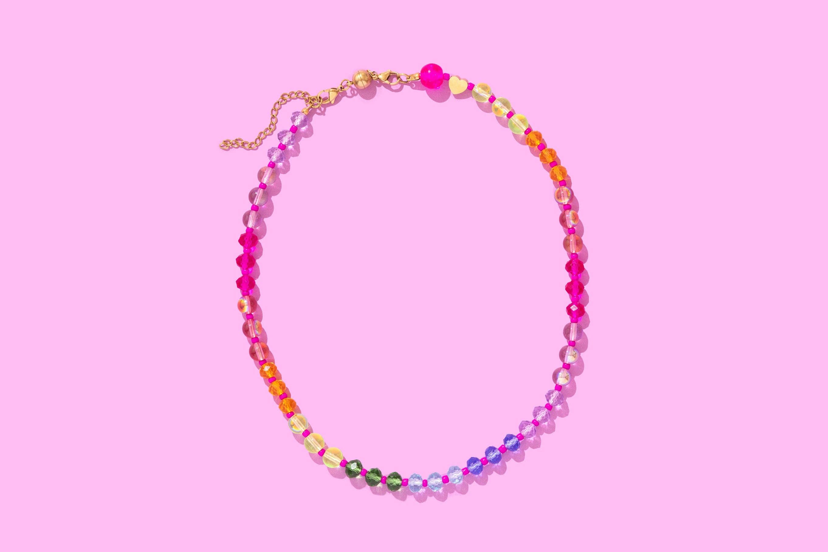 Taylor Elliott Designs – Großhandel Perlenkette – Perlenkette - Mehrfarbig + Rosa - Natalie