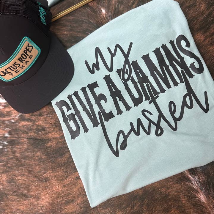 My Giveadamns Busted Graphic Tee for wholesale by ZZ Threadz