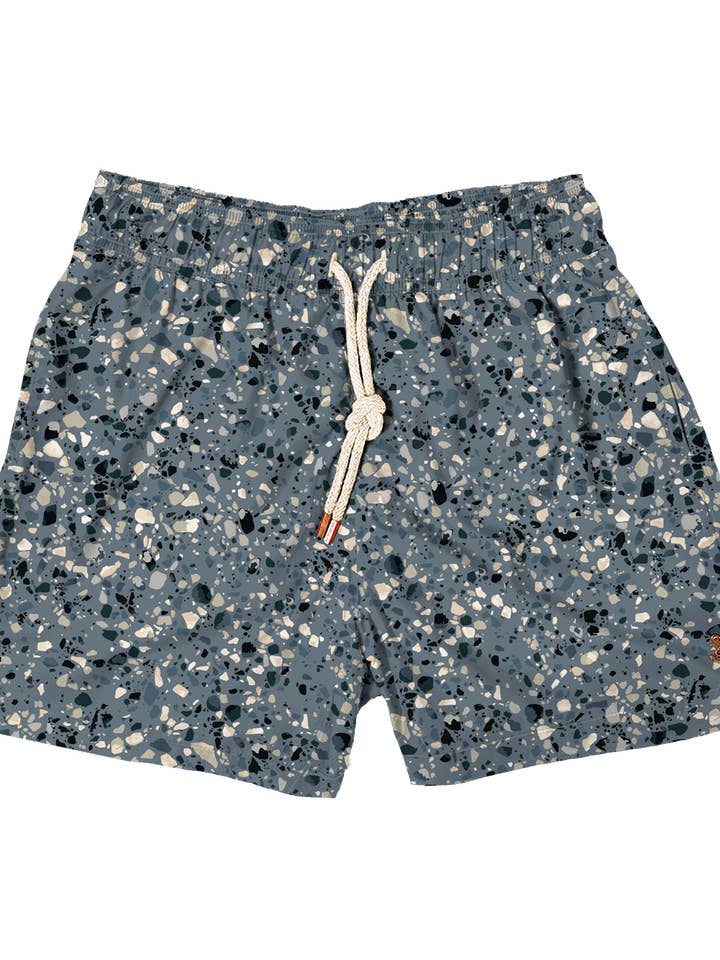 Terrazzo Grey Swim Short for wholesale by Retromarine