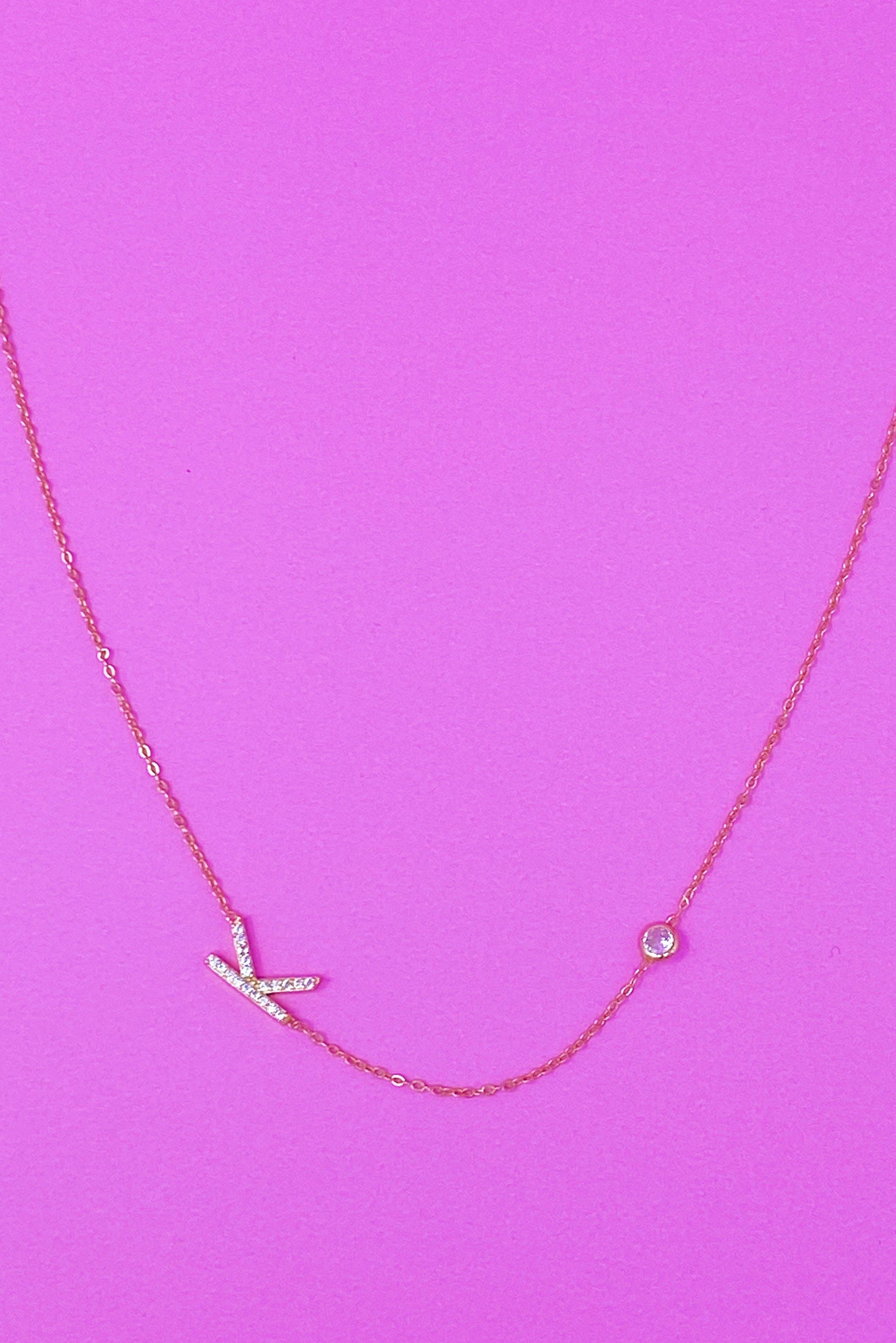 Ellison+Young - Wholesale Pendant/Charm Necklace - Finest Shine Initial Sterling Silver Necklace24