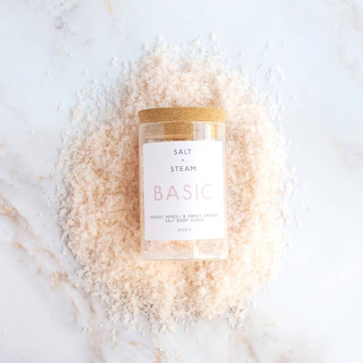 Salt + Steam - Wholesale Body Scrub/Exfoliant - Basic - Monoi & Sweet Orange Body Scrub 302g1
