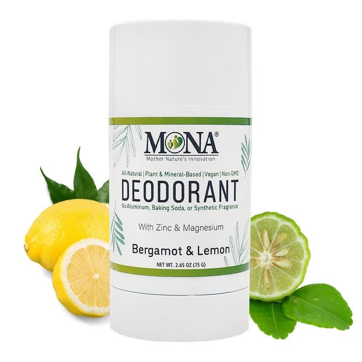 Déodorant naturel pour femmes (bergamote et citron) | 2,65 oz pour la vente par MONA BRANDS, LLC