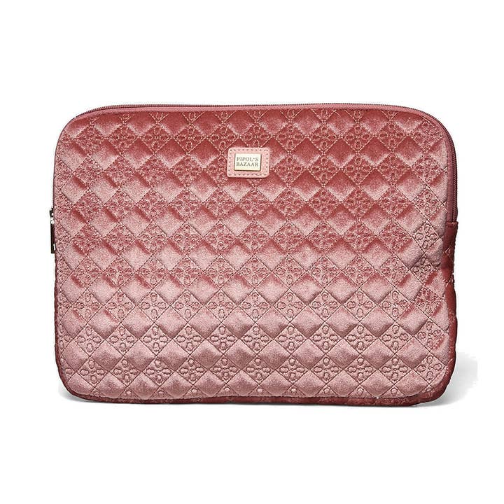 SHELL VELVET LOGO, 33 CM, TIEFROSA für den Großhandel von PIPOL