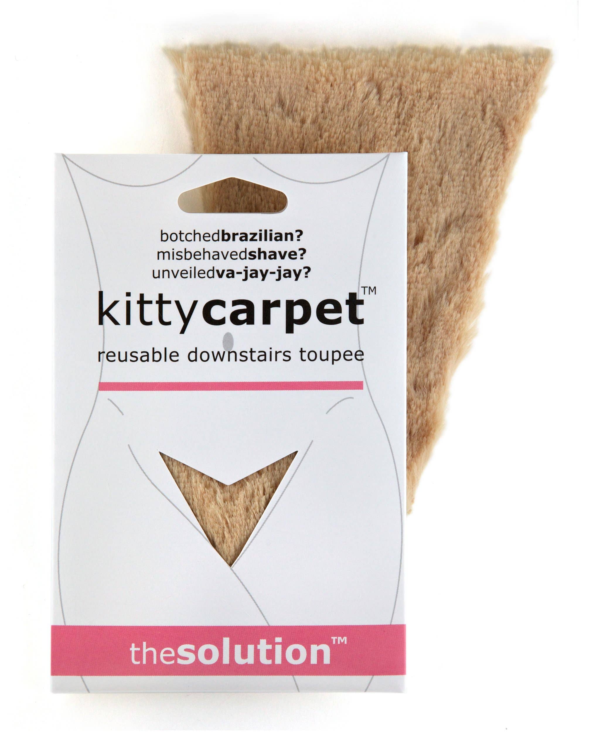 Kitty Carpet Reusable Downstairs Toupee Merkin Pubic Wig