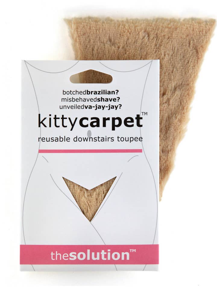 Kitty Carpet Wiederverwendbare Untergeschoss Toupet Merkin Schamperücke für den Großhandel von Fashion First Aid