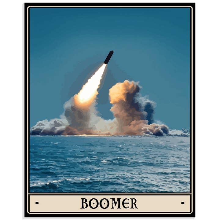 Stampa su acrilico Boomer per la vendita all'ingrosso da parte di Platoon Daddy LLC