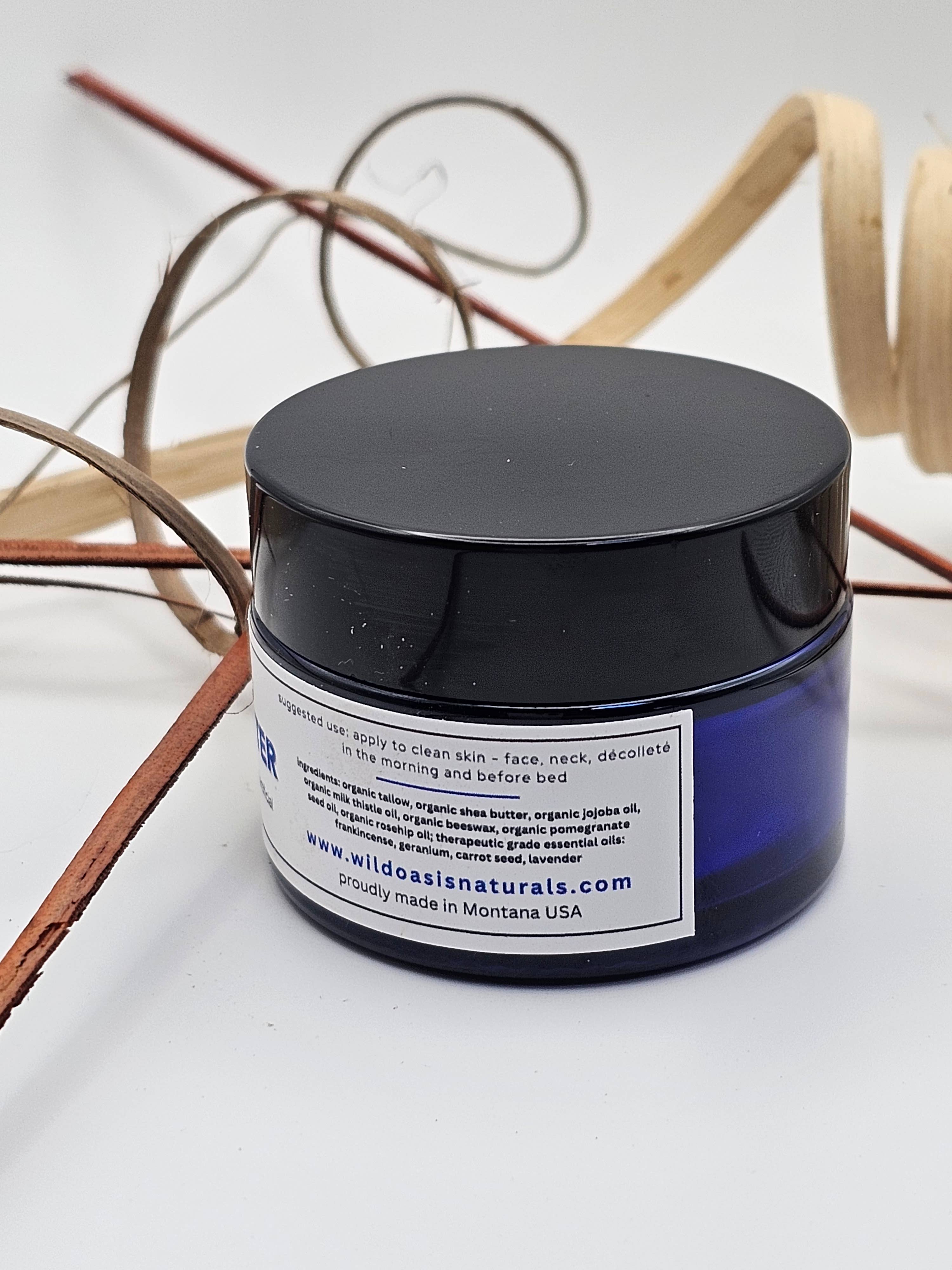 Wild Oasis Naturals - Wholesale Anti-Aging Moisturizer - Anti-Aging Butter - 2 oz - Organic Tallow Anti-Wrinkle Cream5