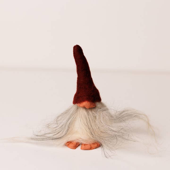 Extra Small Red Foot Gnome for wholesale by Talla Imports