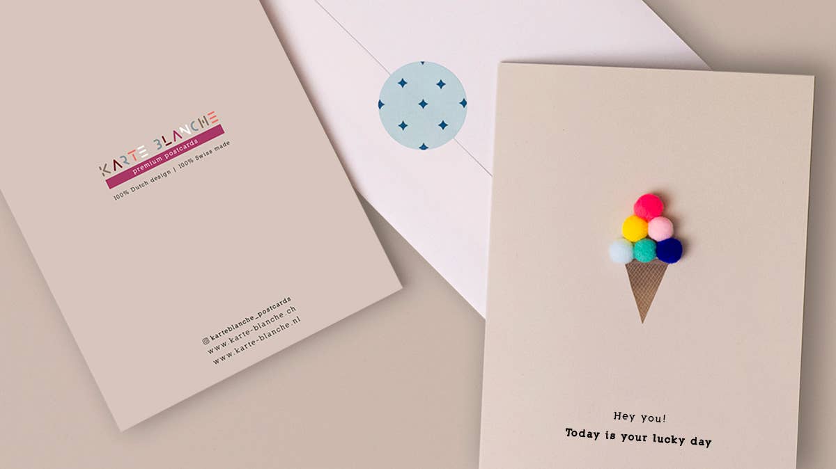 Karte Blanche - Wholesale Everyday Greeting Card - Hey You! Today Is Your Lucky Day | Small A63