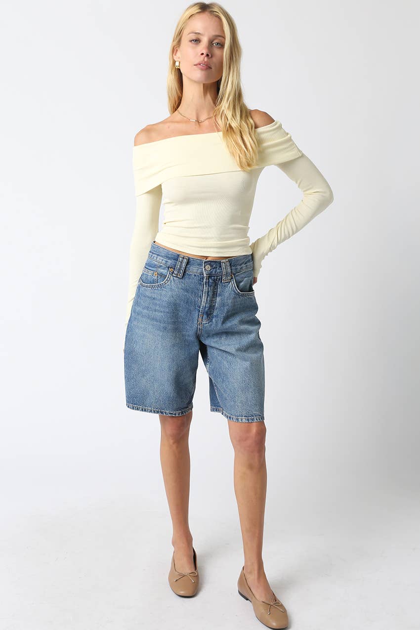 Olivaceous - Wholesale Knit Top - Women's - Rebecca Off Knit Top7