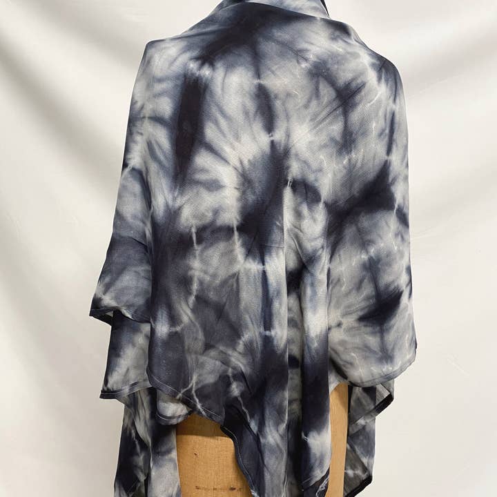 Explore Designs By Emelia Prince Ruyle - Wholesale Scarf - Women's - Stellar Silk Wool Blanket Scarf Hand Dyed4