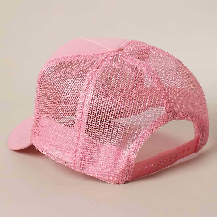 Fashion City - Wholesale Trucker Hat - Unisex - Save Water Drink Tequila Glitter Text Logo Mesh Back Cap21