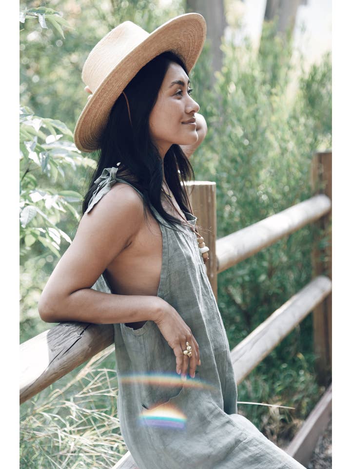 Beachwood - Wholesale Overalls - Women's - The Linen Overall // Fern