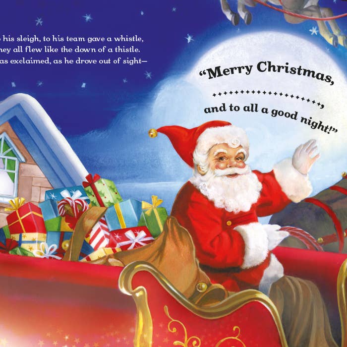 Sourcebooks - Wholesale Book - Adult - 'Twas the Night Before Christmas Personalized Book with Stickers