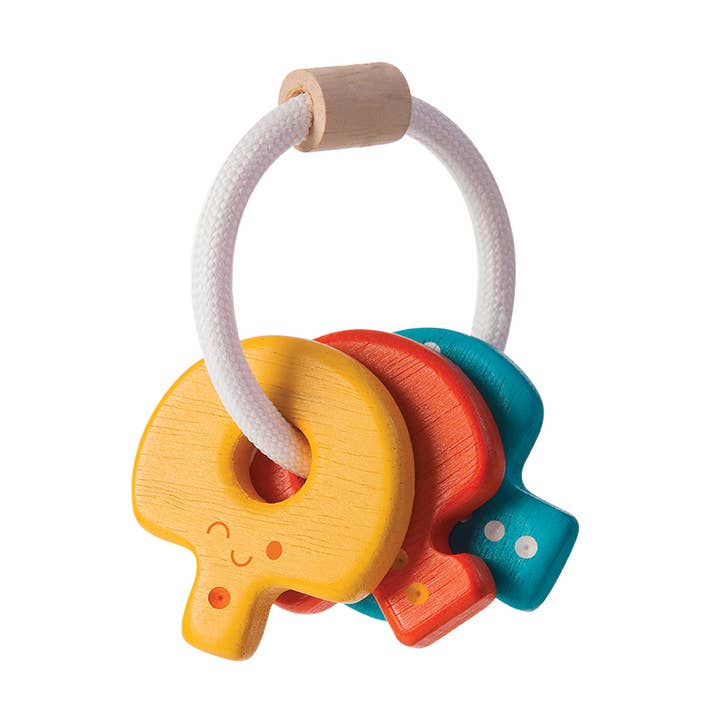 Hochet Clés couleurs vives + 0 mois pour la vente par Plantoys France