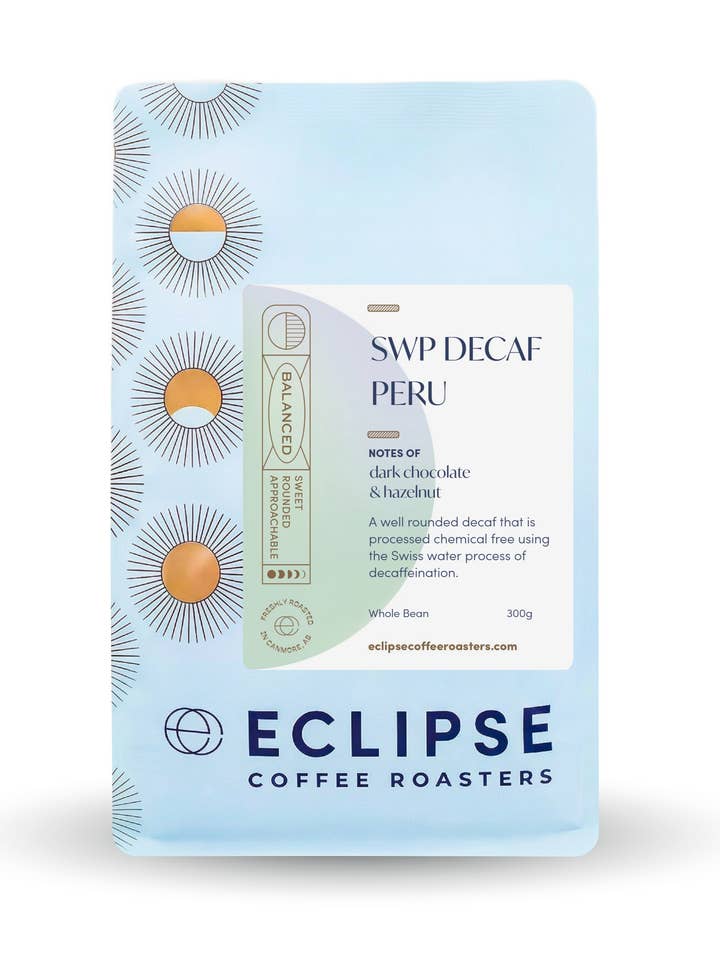 schweiziske vand koffeinfri for engroshandel hos Eclipse Coffee Roasters