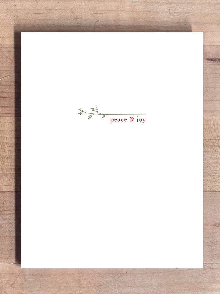 Peace & Joy for wholesale by Tenth of June